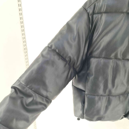 ザラ ZARA エコレザー 中綿ジャケット レディース S
