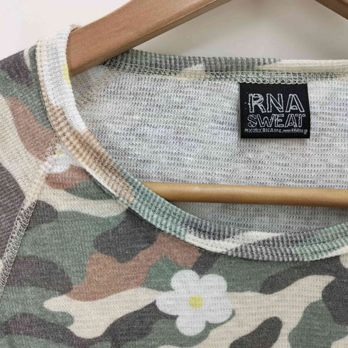 アールエヌエー RNA Y2K カモ柄 トップス レディース JPN:M