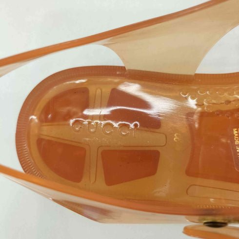 グッチ GUCCI GGマーモント ラバー グルカサンダル レディース EUR:35