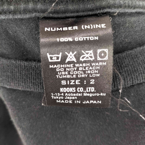 N NUMBER ロゴ プリント Tシャツ メンズ 2
