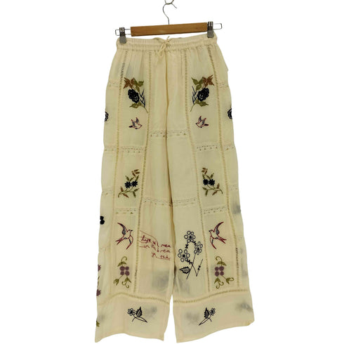 トゥデイフル TODAYFUL 26SS Embroidery Patchwork Trousers レディース 36
