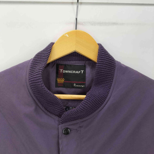 ペニーズタウンクラフト PENNEYS TOWNCRAFT DERBY JACKET N/C WEATHER 裏地 総柄 ペイズリー カップショルダー 中綿 ダービー ジャケット ブルゾン IDEALジップ メンズ import:XL