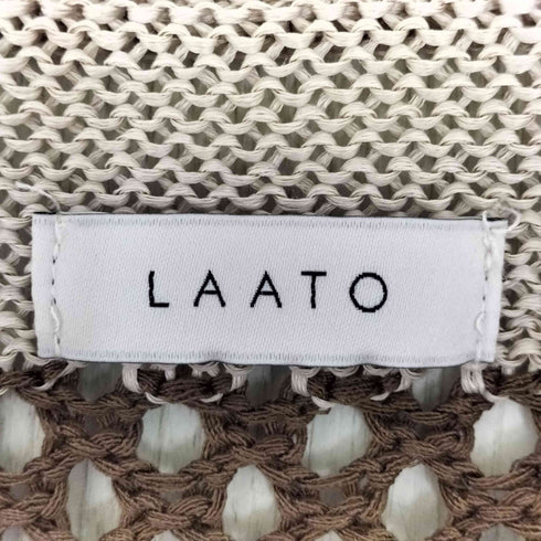 LAATO ショートネットプルオーバーニット レディース FREE