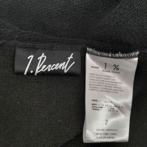 1% SHUHEI OGAWA 19AW サイドジップ スリット 異素材切替 ワンピース レディース 2