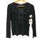 コムデギャルソン COMME des GARCONS 08AW AD2008 フリル プリント ウール ニット カットソー レディース JPN:M