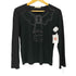 コムデギャルソン COMME des GARCONS 08AW AD2008 フリル プリント ウール ニット カットソー レディース JPN:M