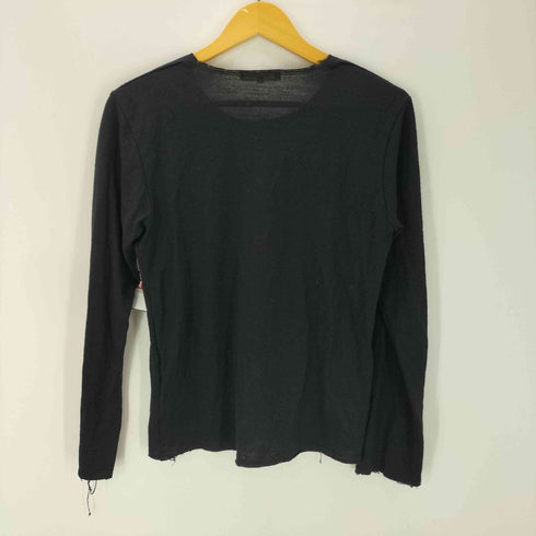 コムデギャルソン COMME des GARCONS 08AW AD2008 フリル プリント ウール ニット カットソー レディース JPN:M