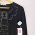 コムデギャルソン COMME des GARCONS 08AW AD2008 フリル プリント ウール ニット カットソー レディース JPN:M