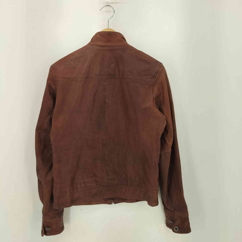 バナナリパブリック BANANA REPUBLIC 00S 牛革 ロングスリーブ レザージャケット レディース S