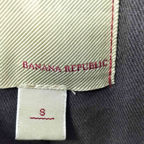 バナナリパブリック BANANA REPUBLIC 00S 牛革 ロングスリーブ レザージャケット レディース S