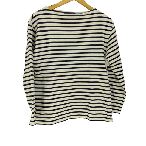 セントジェームス SAINT JAMES 90-00S フランス製 ボーダー ボートネック L/S バスクシャツ メンズ F4