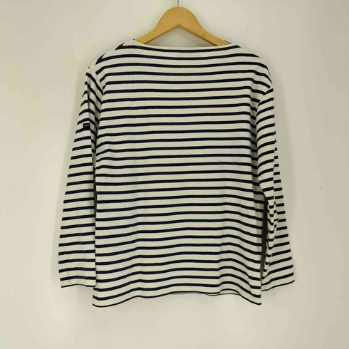 セントジェームス SAINT JAMES 90-00S フランス製 ボーダー ボートネック L/S バスクシャツ メンズ F4