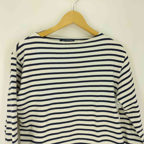 セントジェームス SAINT JAMES 90-00S フランス製 ボーダー ボートネック L/S バスクシャツ メンズ F4