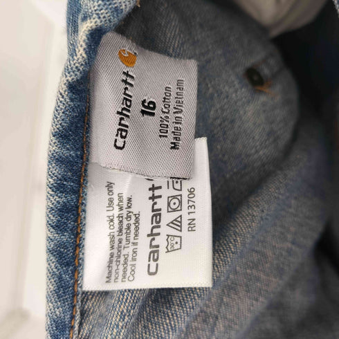 カーハート Carhartt Master Cloth ヴィンテージモデルデニム オーバーオール レディース 16