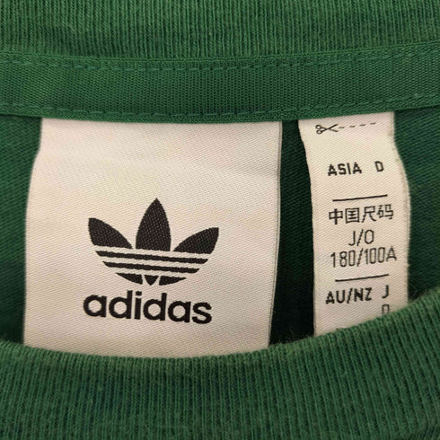 アディダスオリジナルス adidas Originals 背面刺繍 トレフォイルロゴ 半袖クルーネックTシャツ メンズ 0