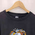 ステューシー Stussy 90s USA製 OLD 紺タグ シングルステッチ ドラゴンブラックフェード 半袖Tシャツ メンズ M