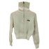ギャップ Gap 26SS リラックス フィット Gap ロゴ ハーフジップ プルオーバー クロップド セーター ニット レディース import:XS