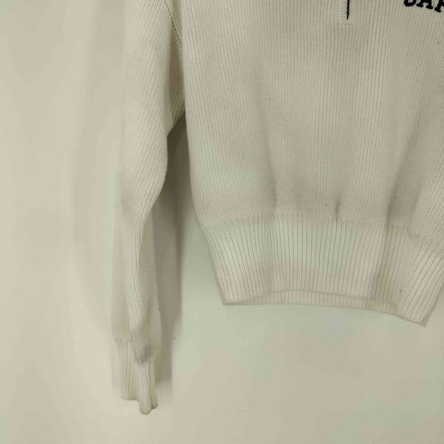 ギャップ Gap 26SS リラックス フィット Gap ロゴ ハーフジップ プルオーバー クロップド セーター ニット レディース import:XS