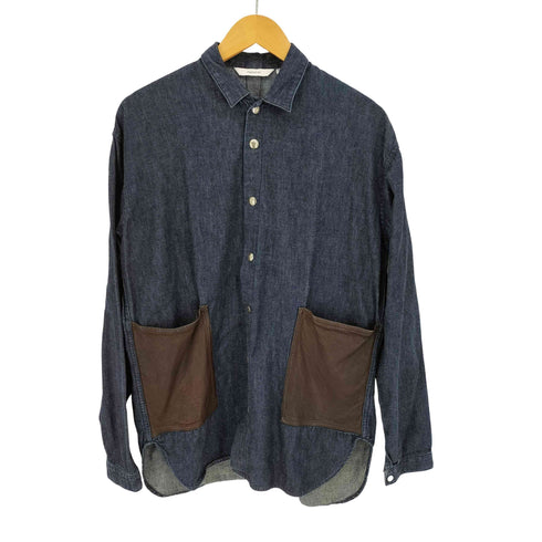 レアセル rehacer Bloom Leather Pocket Shirt-Jacket ブルーム レザー ポケット シャツ ジャケット メンズ JPN:S