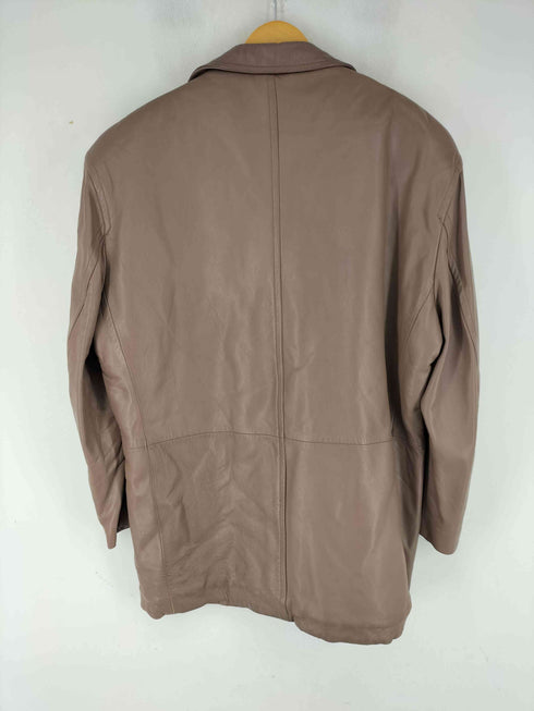 SUIVI homme レザーハーフコート メンズ import:L