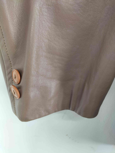 SUIVI homme レザーハーフコート メンズ import:L