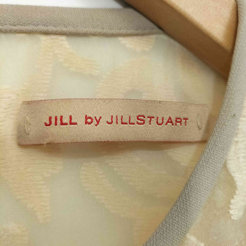 ジルバイジルスチュアート JILL by JILLSTUART フラワーパターン ジャガード フリル ワンピース レディース