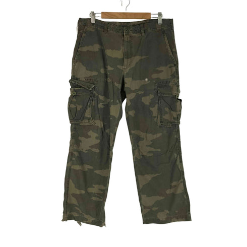 ユニクロ UNIQLO 00S カモフラ カーゴパンツ メンズ JPN:L