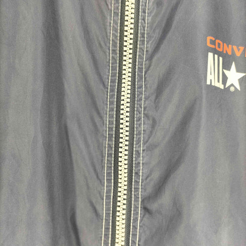 コンバース CONVERSE 90-00S 裏地スウェット ロゴプリント ドローコード ナイロンジャケット メンズ JPN:M