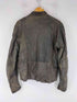ディーゼル DIESEL 羊革 裏地ペイズリー シングルライダースジャケット メンズ import:L