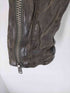 ディーゼル DIESEL 羊革 裏地ペイズリー シングルライダースジャケット メンズ import:L