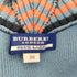 バーバリーブルーレーベル BURBERRY BLUE LABEL ホースロゴ 刺繍 リブ ボーダー S/S オフショルダー ローゲージ サマー ニット セーター レディース 38