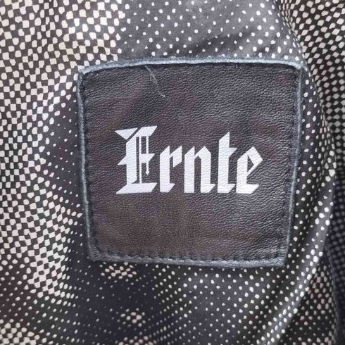 ERNTE 牛革 スタッズ加工 レザージャケット メンズ