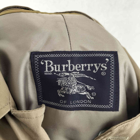 バーバリーズ BURBERRYS 裏地ノバチェックライナー付比翼ステンカラーコート メンズ