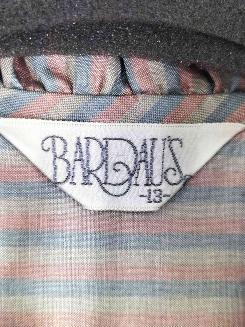 BARDAUS ストライプフリルシャツ レディース JPN:13号