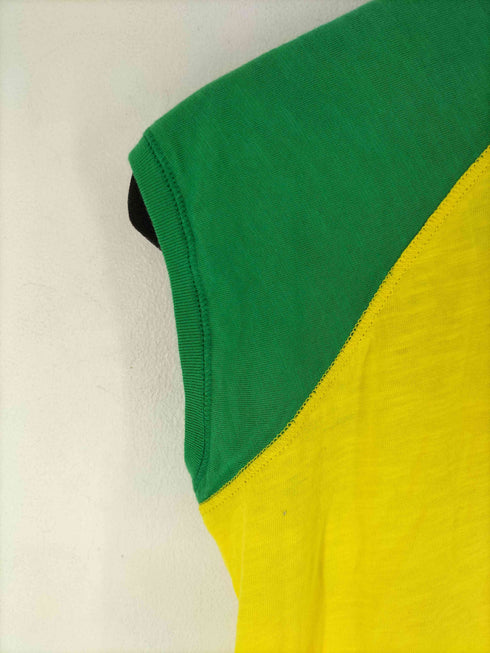 ザラ ZARA BRAZIL バイカラー s/s カットソー レディース import:M