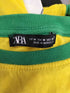 ザラ ZARA BRAZIL バイカラー s/s カットソー レディース import:M