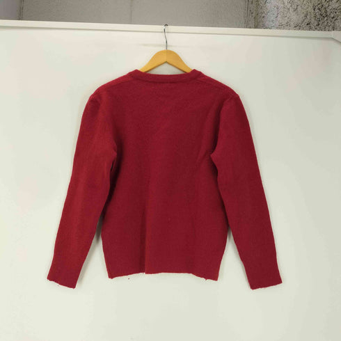 シュミーズラコステ CHEMISE LACOSTE 70-80S OLD MADE IN FRANCE フランス製 Vネック ユーロ ウール ニット セーター メンズ 4