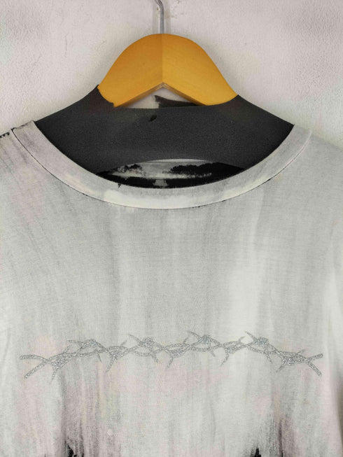 cut tokyo フロントラメデザイン バックプリントTシャツ レディース