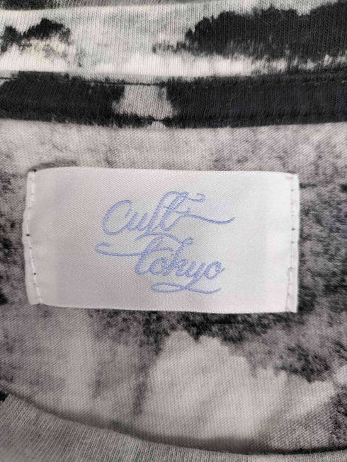 cut tokyo フロントラメデザイン バックプリントTシャツ レディース