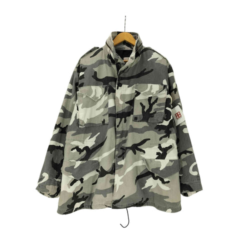 ユーエスアーミー U.S. ARMY 米軍 USA製 COLD WEATHER MANS FIELD METRO M-65 迷彩 シティカモ フィールド ジャケット IDEAL ジップ メンズ import:M