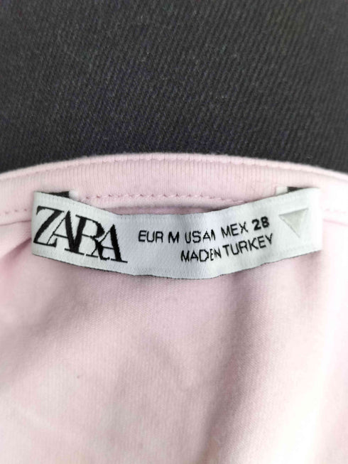 ザラ ZARA 花プリント s/s Tシャツ レディース import:M
