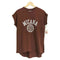 アメリカーナ Americana MICANA MICA&DEAL カレッジロゴ Tシャツ レディース