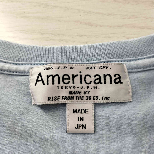 アメリカーナ Americana ロゴプリント S/S TEE レディース JPN:XL