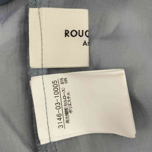 ルージュヴィフ Rouge vif スタンドネックシアー オーバーサイズシャツ レディース