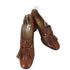 TANINO CRISCI MADE IN ITALY レザー タッセルヒールパンプス レディース 36