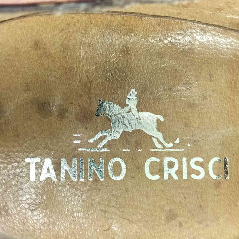 TANINO CRISCI MADE IN ITALY レザー タッセルヒールパンプス レディース 36
