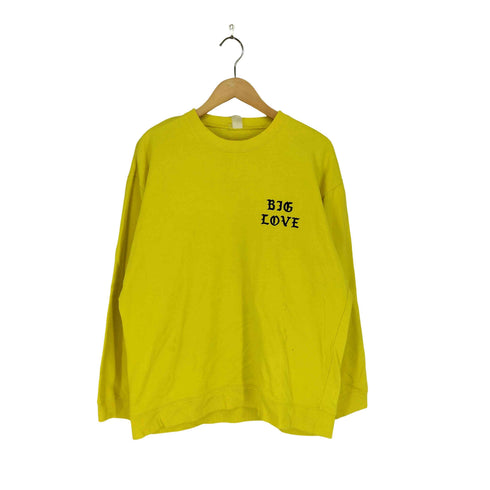 BIG LOVE RECORDS オールドイングリッシュ 両面プリントクルーネックスウェット street メンズ
