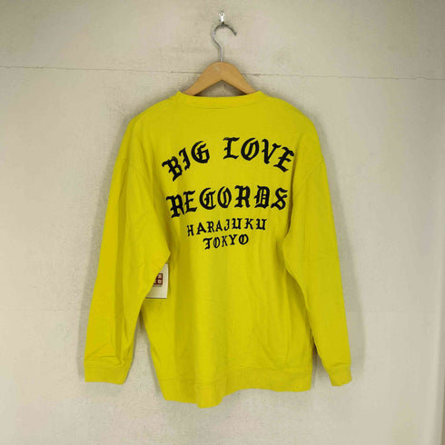 BIG LOVE RECORDS オールドイングリッシュ 両面プリントクルーネックスウェット street メンズ