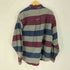 エディーバウアー Eddie Bauer 80-90S 黒タグ USA製 マルチストライプ L/S BD シャツ メンズ import:XL