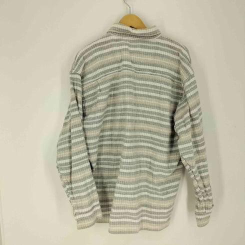 Quattro Quarti SPORTS wear チェック ボーダー L/S シャツ メンズ XXXL